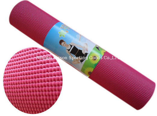 PVC Yoga Mat, Yoga Accessory, Fitness Gym Exercise Mat