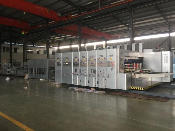 Automatic Lead Edge Feeder Slotter Folder Gluer 1400*2200mm Max Printing Size
