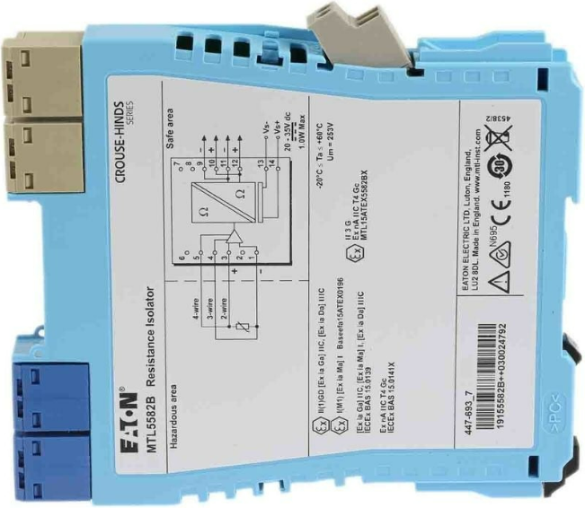 MTL5582B Изолятор сопротивления приборов MTL для повторения сигналов RTD