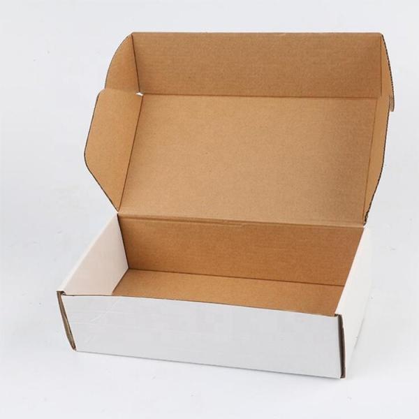 White Corrugated Shipping Boxes Custom Logo Matte Glossy Aircraft Packaging