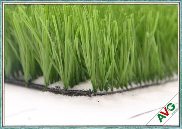 High Rebound Resilience Football Artificial Grass With PP + NET Backing