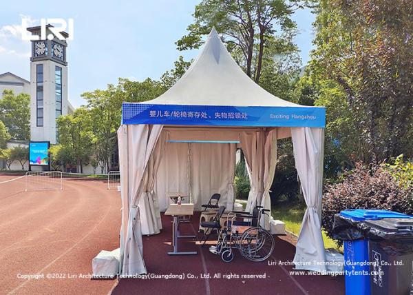 White Removable Event Wedding Party Marquee Gazebo Pagoda Tent 10x10m