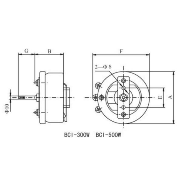 Высокомощный проволочный потенциометр вращающийся реостатический диск керамический переменный резистор 25W 50W BC1-50W BC1