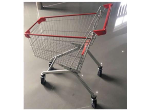 Four Wheel Shopping Trolley 135/175/220L Liters With Anti bumper Plastic Parts