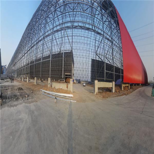 Commercial Portal Steel Frame Buildings , Prefabricated Steel Trusses Customized Logo