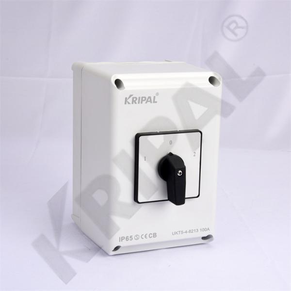 Waterproof Rotary Voltage Selector Switch 10-100A IP65 IEC Standard