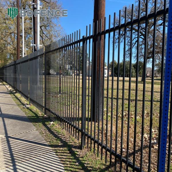 Eco-Friendly Quake Proof Tubular Steel Fence Seismic Rated