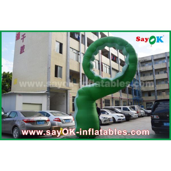 Advertising Inflatable Green Oxford Cloth Inflatable Cartoon Characters /  Inflatable Caterpillar