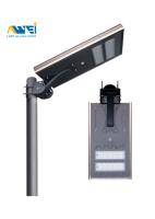 Luz de calle solar integrada IP65 brillante 40W energía solar con sensor de movimiento para calles y parques