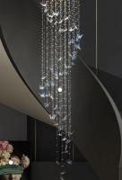 Style artistique Lustre au papillon de cristal