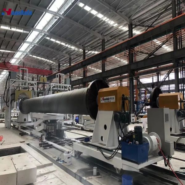 Automatic Polyurethane PU Spraying Foam Pre-Insulated Pipe Production Line