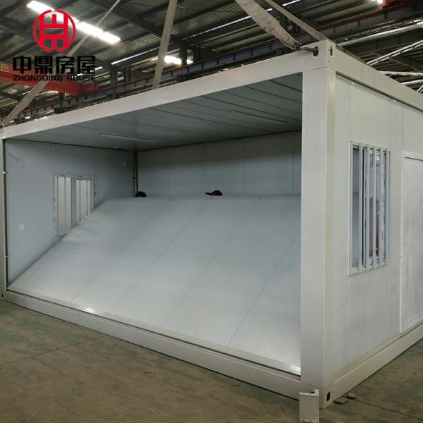 20ft Foldable Container House with Bathroom and Kitchen Windows Modern Design Style