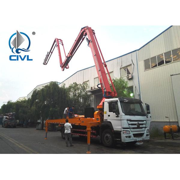37 M Vertical new Cement Pump Truck 380HP Engine  Howo 37m Concrete Pump Truck