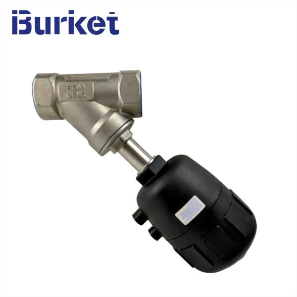 Plastic Pneumatic Actuator Stainless Steel Angle Seat Valve Clamp/Thread/Flange/Screw type