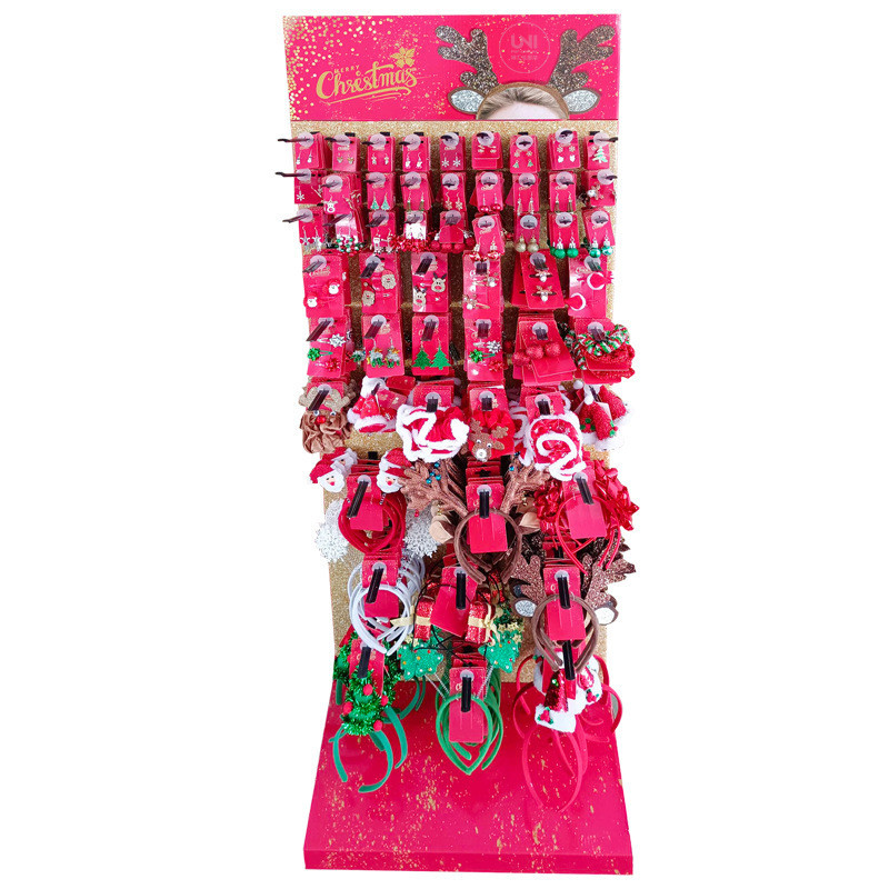 Custom Logo Corrugated Cardboard Hook Display Stand for Retail Advertising