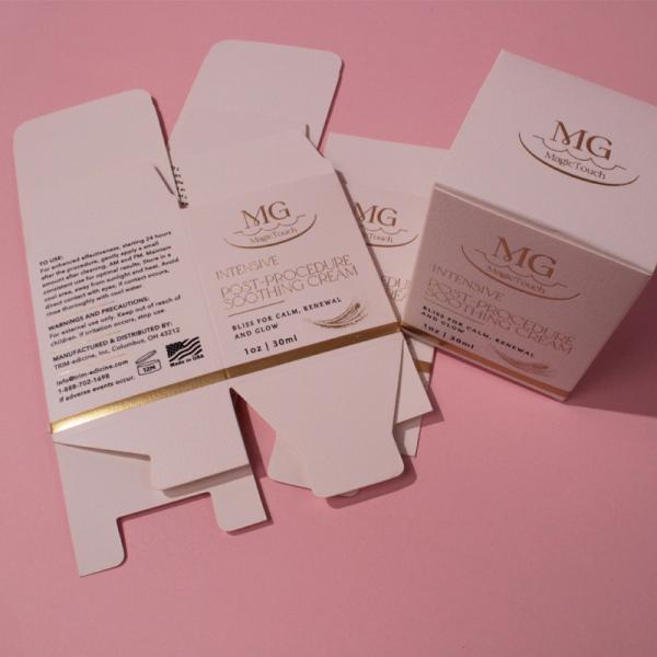 Custom Luxury Cosmetic Box for Essential Oil Perfume Skincare Packaging