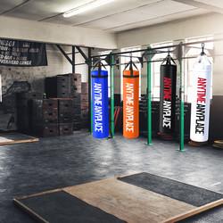 Wrecking Ball Punching Bag Punch Hole Plastic Bag Boxing Heavy Bag Hanger