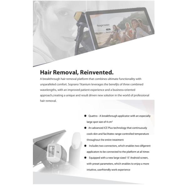 1200w смешанная длина волны лазерная система удаления волос с технологией микроканалов и охлаждения