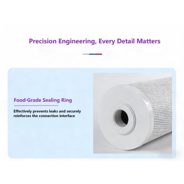 CTO Compression Activated Carbon Filter Cartridge Advanced Adsorption For Cleaner Better Tasting Water