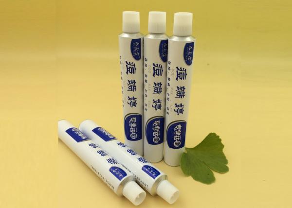 Dia 30 / 35 / 40 Mm Aluminum Cosmetic Tubes Enamel External Base Coat