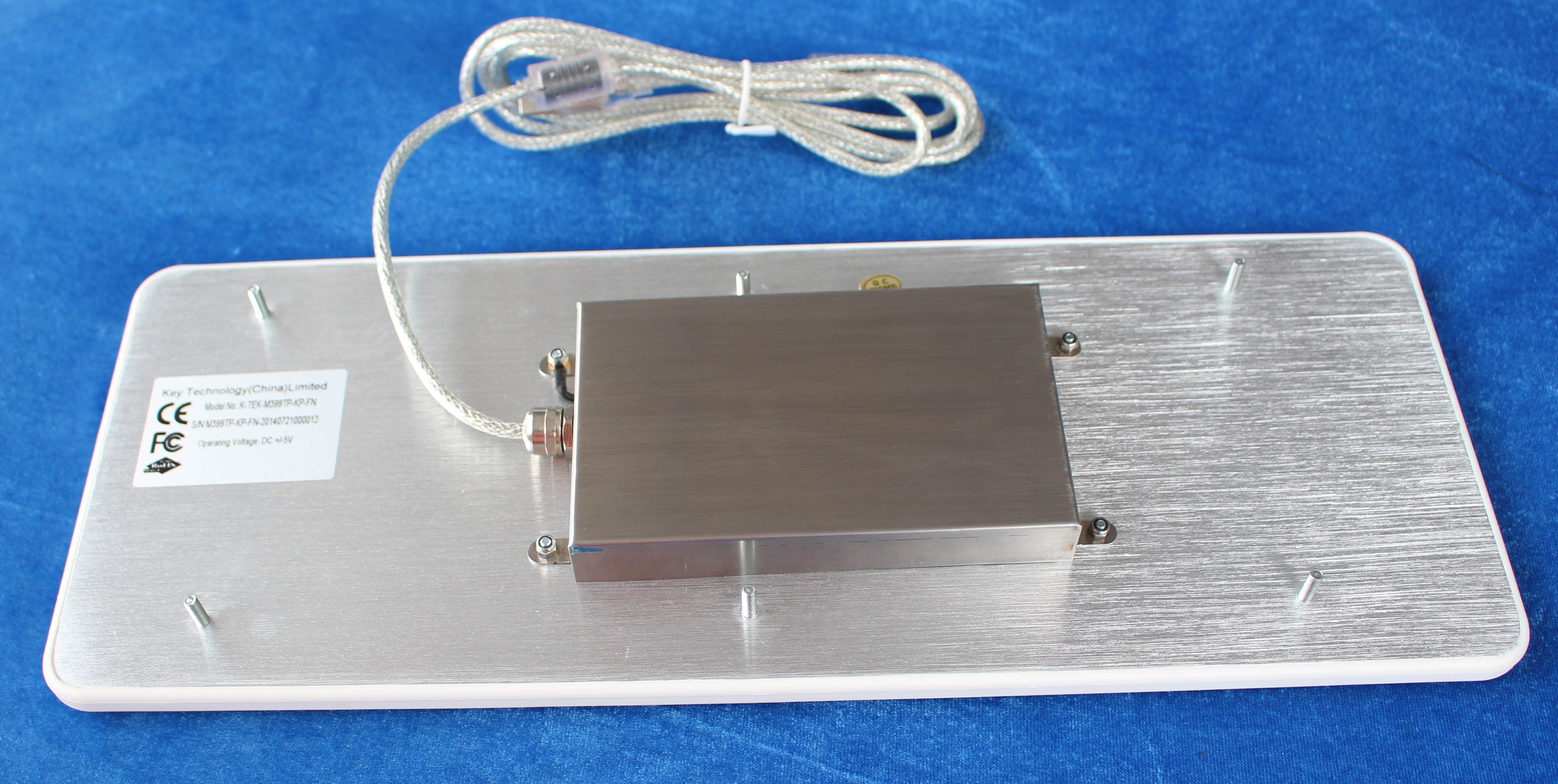 клавиатура силиконовой резины 108 ключей медицинская с грубым touchpad и USB взаимодействуют