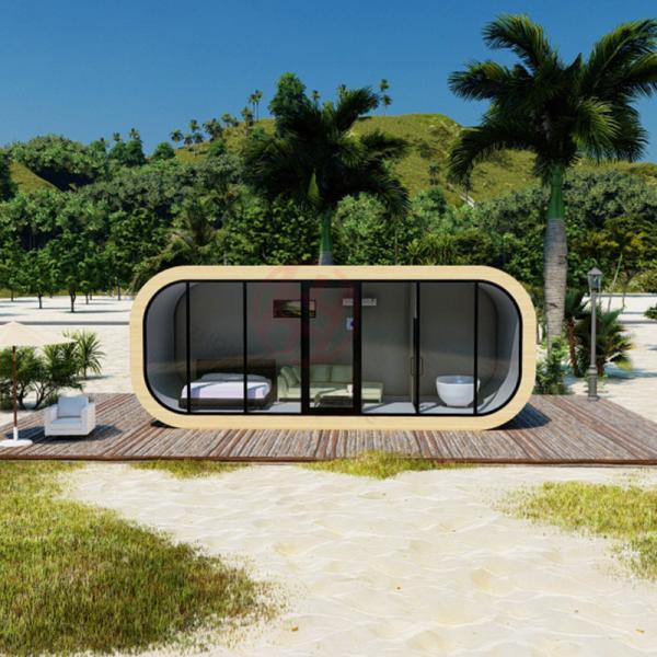 Customized Color 20FT Prefabricated Modular Mobile Home with Luxurious Sea View Sun Room
