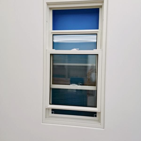 American Style UPVC Double Hang Windows janela de porcelana por atacado