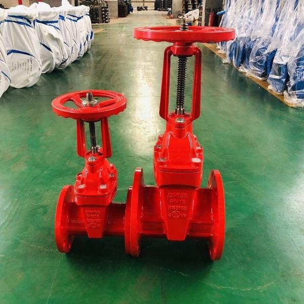 DN40-DN1200 Rising Stem Gate Valve Ductile Iron For Industrial Use