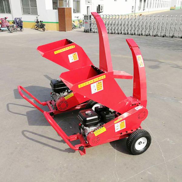 8.2kw Wood Chipping Machine Log 15 Hp Chipper Shredder Hydraulic Feed 100mm