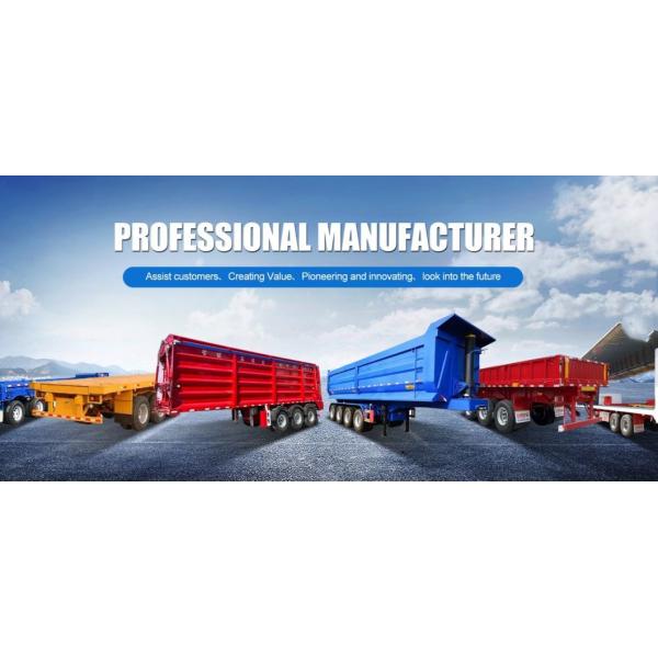 Customization 20FT 40FT Hydraulic Lift Flatbed Trailer Forward Tilt Dump Bed Semi Trailer