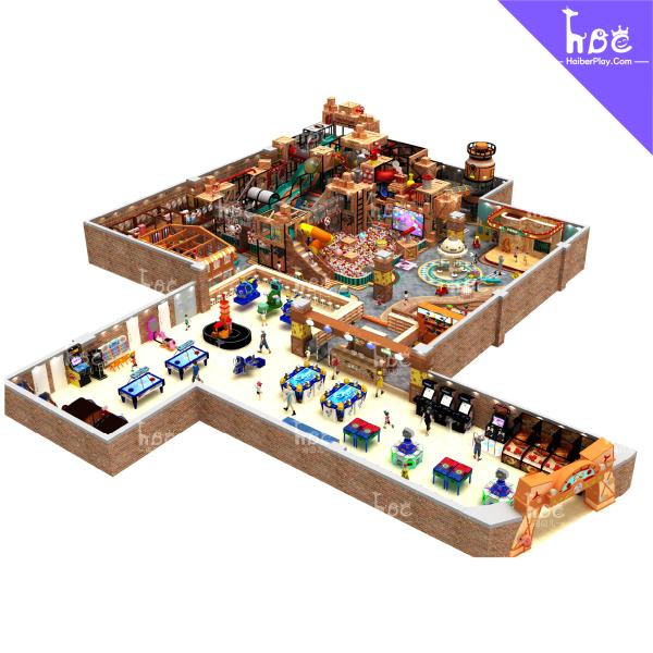 OEM Children's Indoor Playroom Equipment Commercial Play Centre Equipment