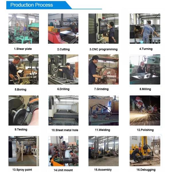 Crawler Mobile Drilling Rig Пневматическая сверловая установка Добыча воды Пневматическая двойная сверловая установка