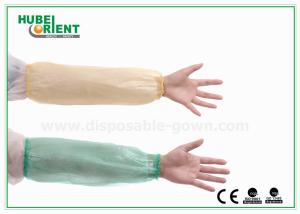 Various Color Waterproof Disposable PE Oversleeves For Protect Arm And Prevent