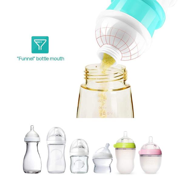 Portable Sealed PP Baby Milk Powder Container Multi Function