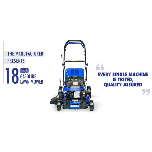 Professional Lawn Mower Hand Push 18Inch Gasoline Portable Lawn Mower