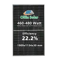 TOPCON N TIPO 480W N TIPO PANEL SOLAR MONOCRISTALINO