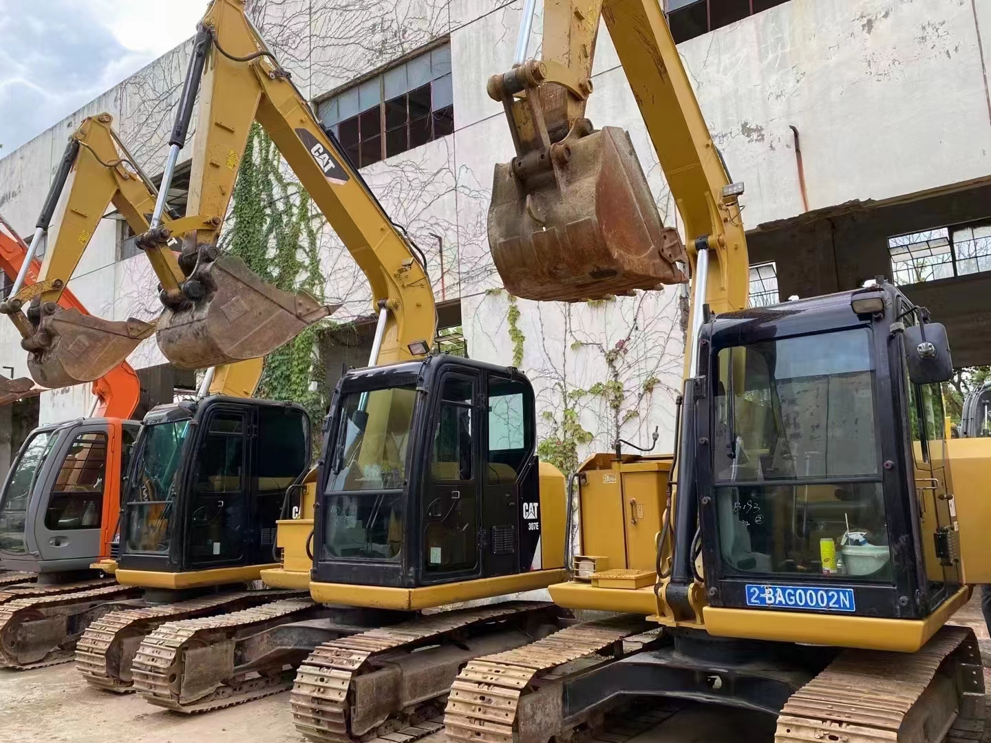 Использованный экскаватор Cat 307E Для строительной техники