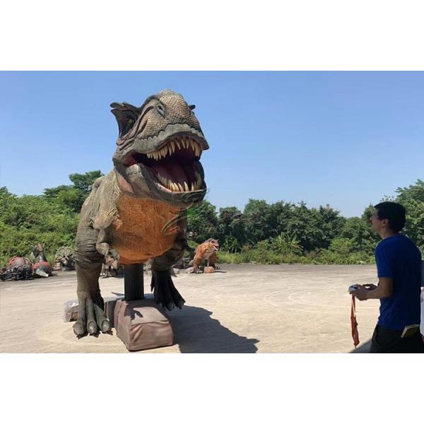 Взаимодействующая электрическая реалистическая модель динозавра для тематического парка/торгового центра