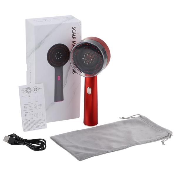 Electric Laser Hair Growth Comb Scalp Massager Oil Dispenser Massager IPX7 Waterproof
