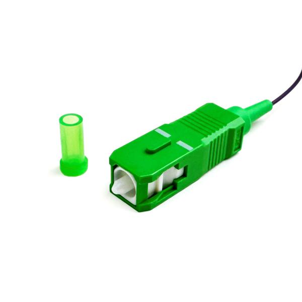 Single Mode 12 Core Fiber Optic Indoor Cable 1.5M Fiber Optical Pigtail SC APC G657A1