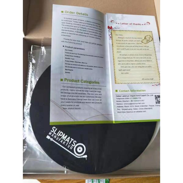 Dampen Vibrations 7mm Felt Turntable Mat