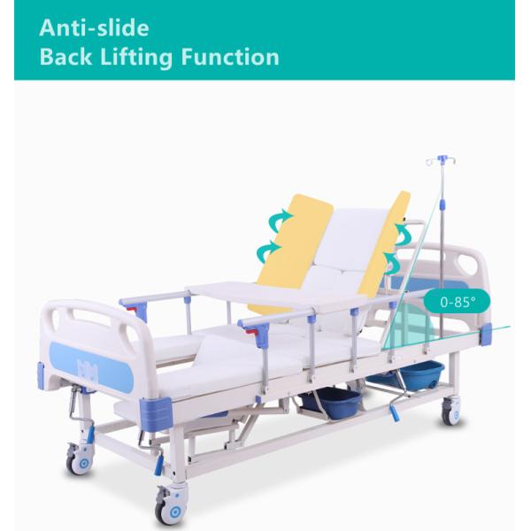 Steel Nursing Multifunctional Medical Patient Bed Turning Manual Medical Bed