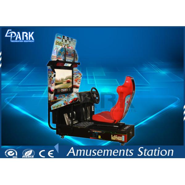 32 Inch HD LCD Screen Racing Game Machine Stereo System For Entertainment