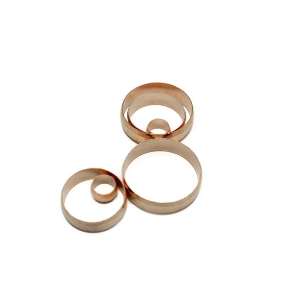 CNC lathe brass FerruleBushing fitting hydraulic ferrule fitting