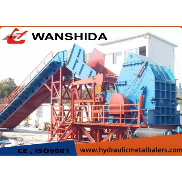 Heavy Duty Scrap Metal Shredder Line Vehicles Scrap Crusher Machine