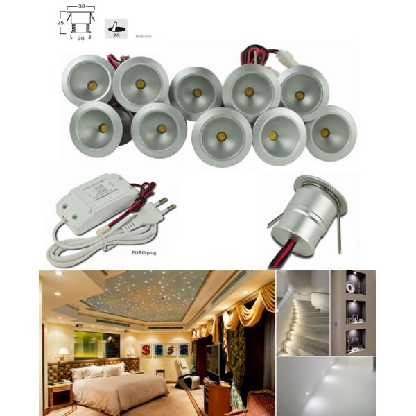 Мини пятно DownLights Dimmable привело для Bathroom/санузла освещая 1W*9pcs/set