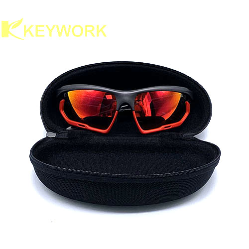 Oxford Cloth Sports Sunglasses EVA Eyewear Case Perfect For Curved Frames