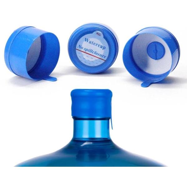 5 Gallon 20 Liter Preform PET Plastic Bottle Caps with Dark Blue Design and High Volume