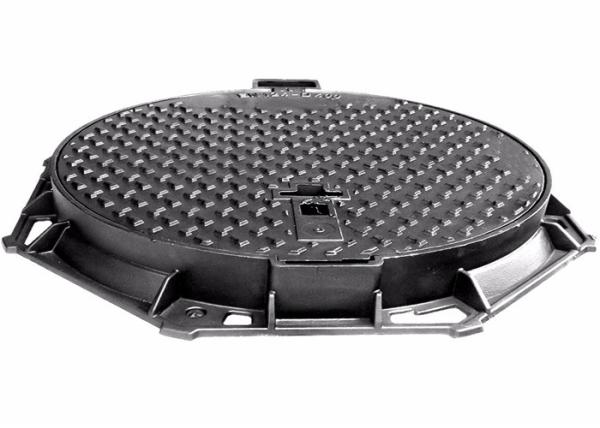 Watertight Locking Street Manhole Cover Single Sealed Round For Construction