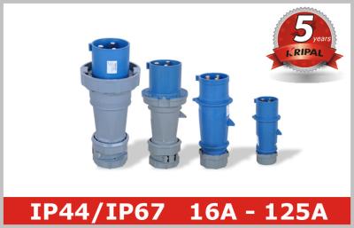 Impact Resistance 230V Industrial Plugs 32 Amp 3 Phase Socket One phase